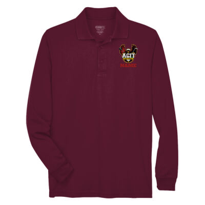 ACIT Golf - Men's Pinnacle Performance Long Sleeve Piqué Polo Thumbnail