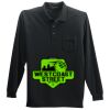 Long Sleeve Silk Touch Polo with Pocket Thumbnail